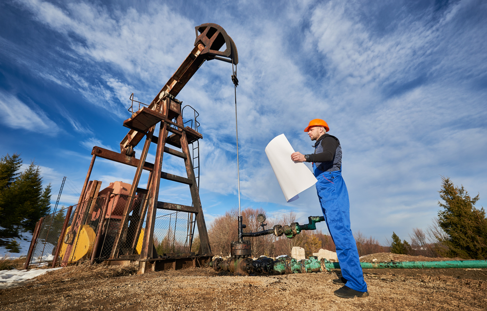 Oil field worker