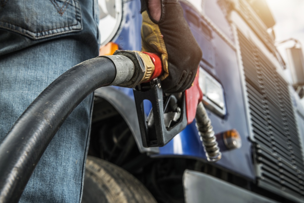 Fueling a truck