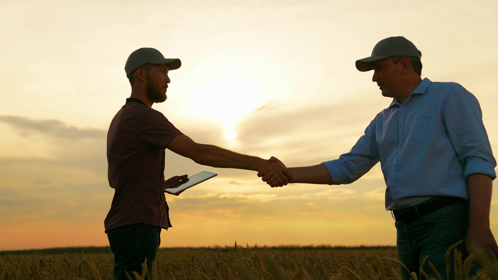 Banker and farmer